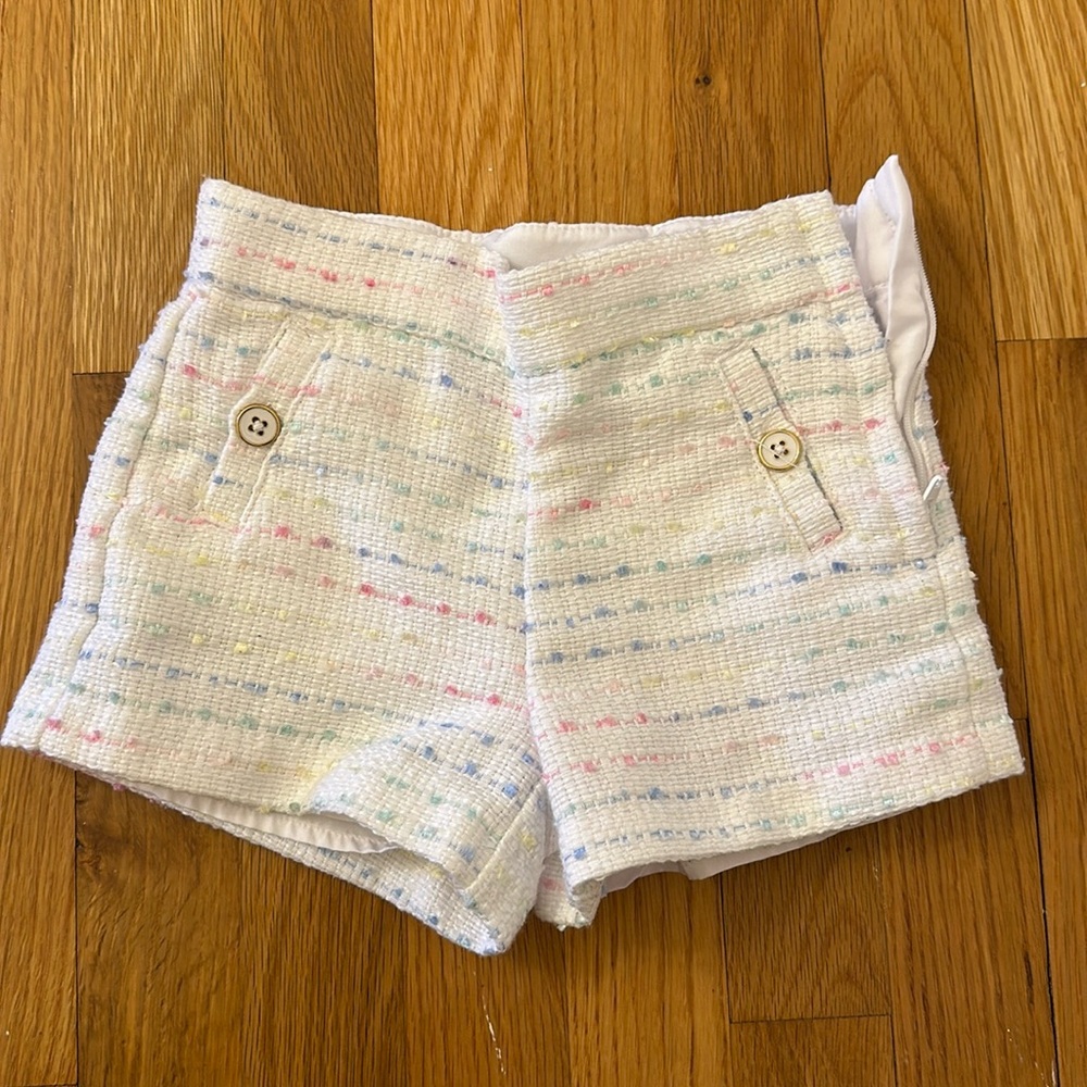 Tweed toddler shorts
